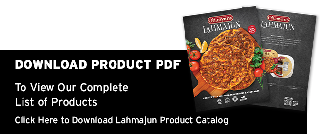 Ohanyan's Product PDF for Lahmajun Products