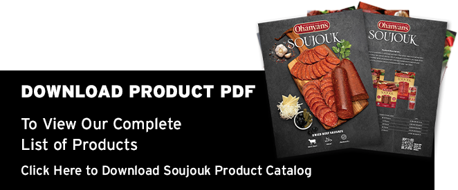 Ohanyan's Product PDF for Soujouk Products